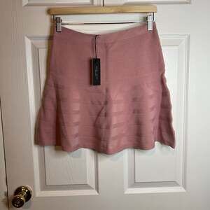 Romeo & Juliet Couture Pink Fit and Flare Mini Skirt
